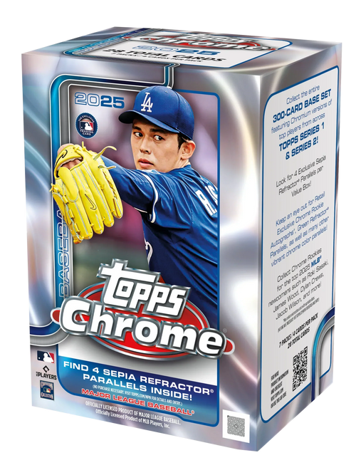 2025 Topps Chrome Baseball Blaster 40 Box Case